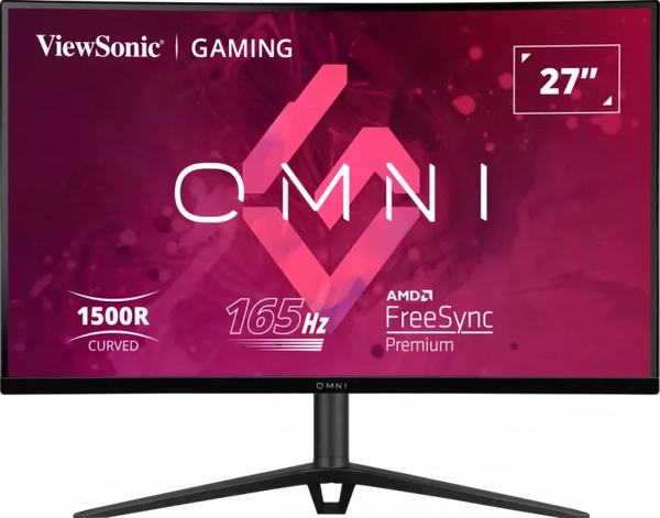 ViewSonic 27” 2K 165Hz Curved Gaming Monitor | VX2718-2KPC-MHDJ Gaming Monitor ViewSonic