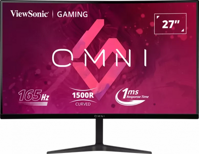 ViewSonic 27” 165Hz 1500R Curved Gaming Monitor | VX2718-PC-MHD Gaming Monitor ViewSonic