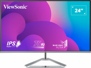 ViewSonic VX2476-SMH 24" IPS 75Hz Monitor with Frameless Bezel Desktop Monitor ViewSonic