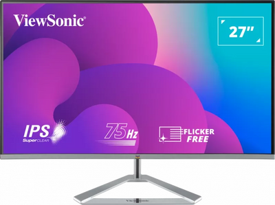 ViewSonic VX2776-SMH 27" IPS 75Hz Monitor with Frameless Bezel ViewSonic Computer Monitors ViewSonic
