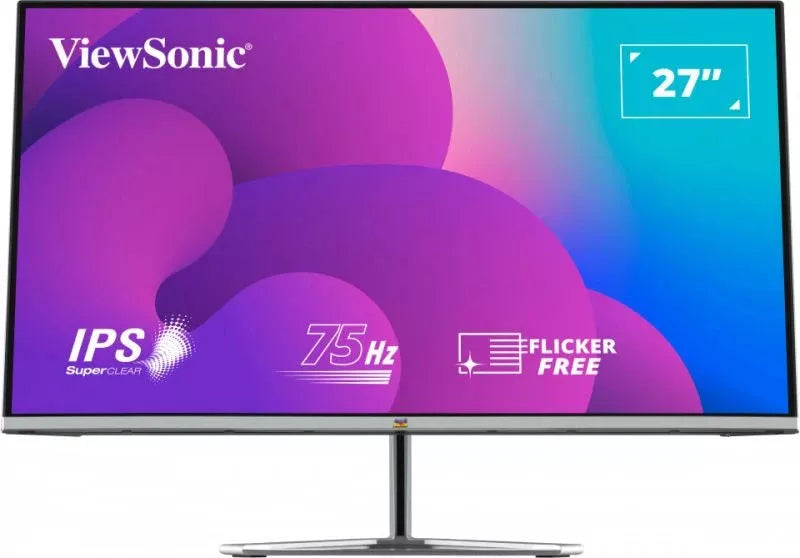 ViewSonic VX2776-SMH 27" IPS 75Hz Monitor with Frameless Bezel Desktop Monitor ViewSonic