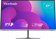ViewSonic VX2776-SMH 27" IPS 75Hz Monitor with Frameless Bezel Desktop Monitor ViewSonic