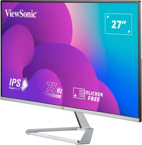 ViewSonic VX2776-SMH 27" IPS 75Hz Monitor with Frameless Bezel Desktop Monitor ViewSonic
