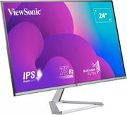 ViewSonic VX2476-SMH 24" IPS 75Hz Monitor with Frameless Bezel Desktop Monitor ViewSonic