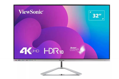 ViewSonic VX3276-4K-MHD 32" 4K 60Hz Entertainment Monitor Desktop Monitor ViewSonic