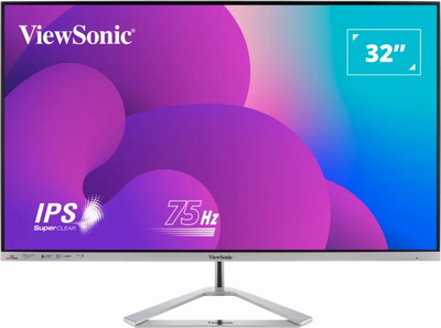 ViewSonic VX3276-MHD-3 32” Full HD 1080p Entertainment Monitor Desktop Monitor ViewSonic