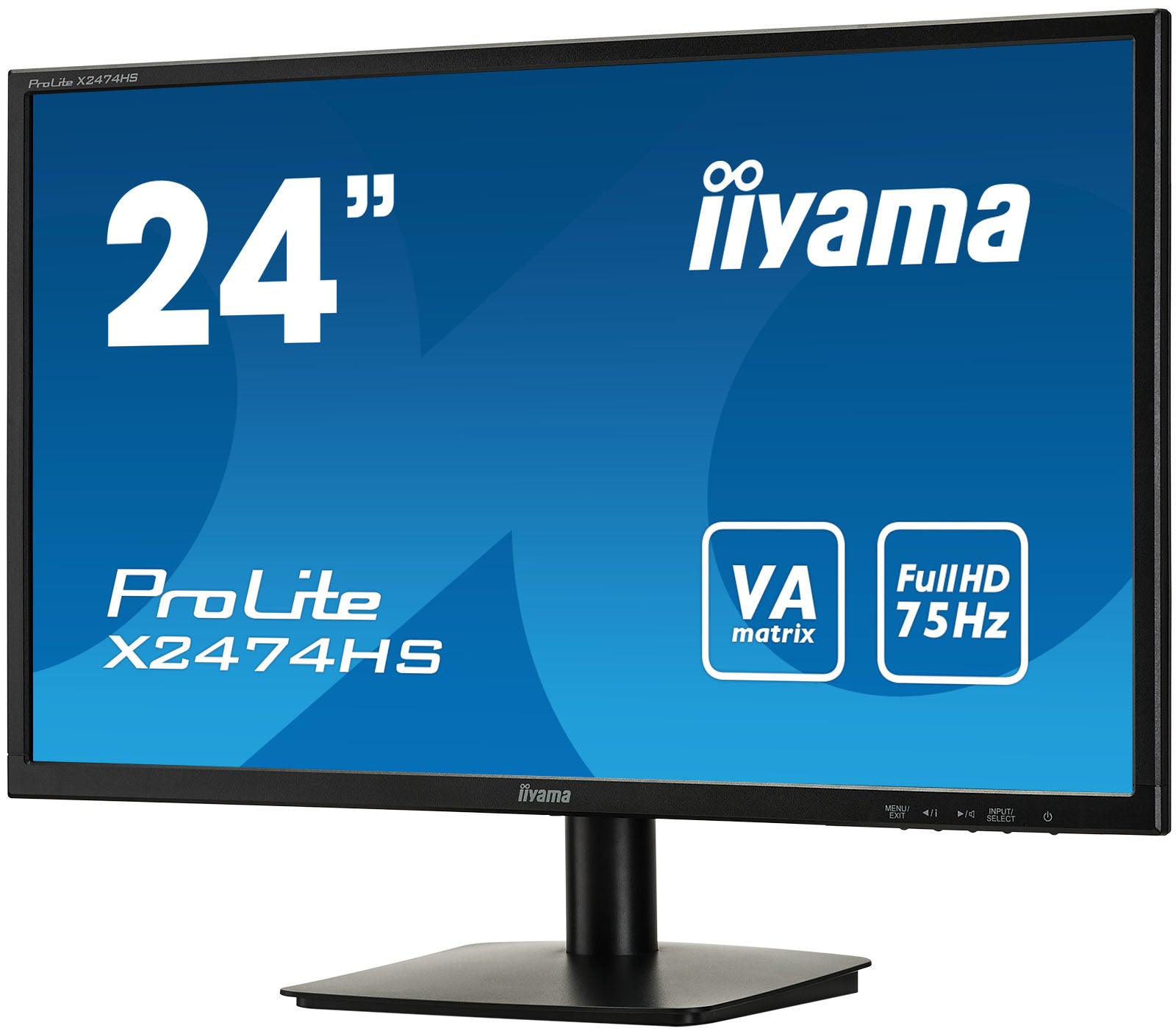 iiyama ProLite X2474HS-B1 24" 1920x1080 4ms Desktop Monitor iiyama