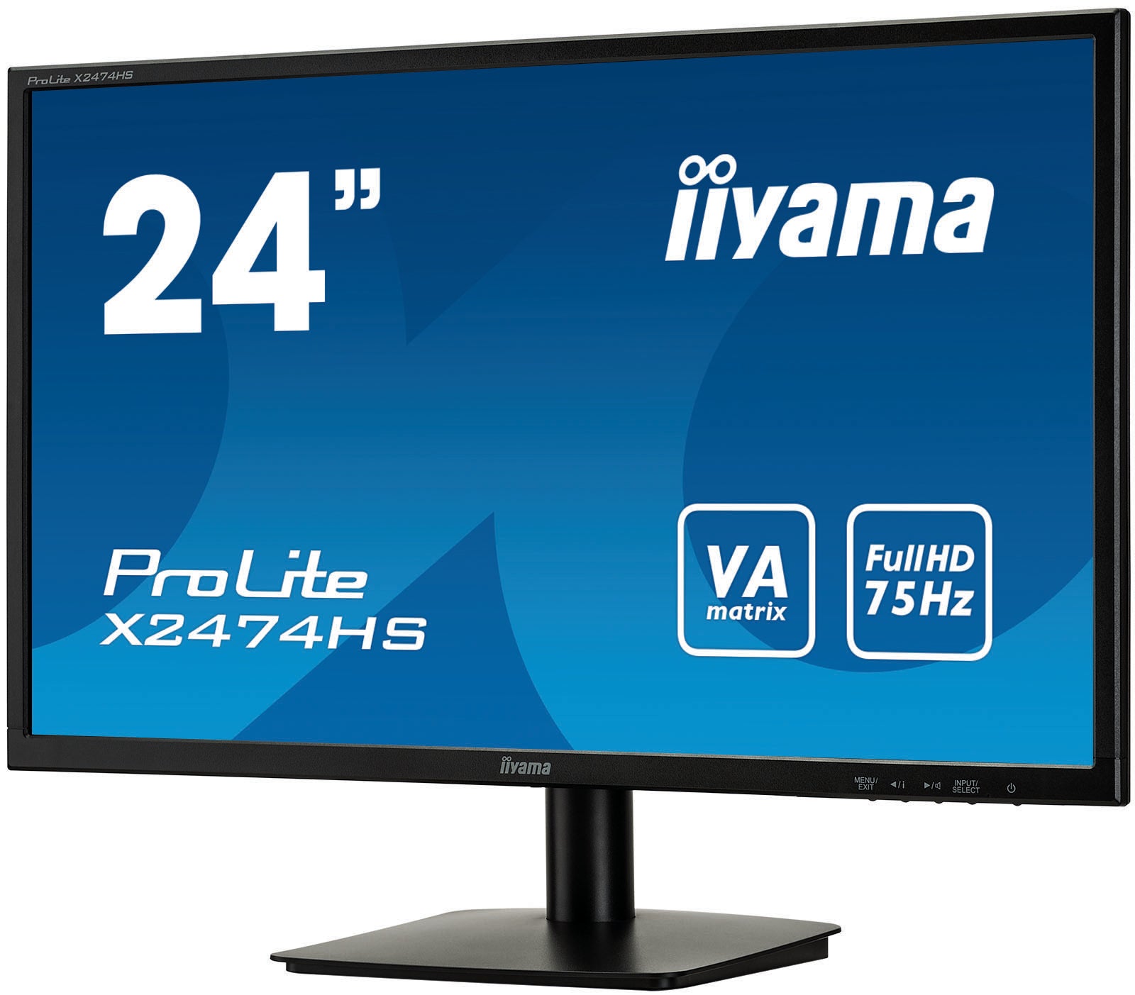 iiyama ProLite X2474HS-B1 24" 1920x1080 4ms Desktop Monitor iiyama