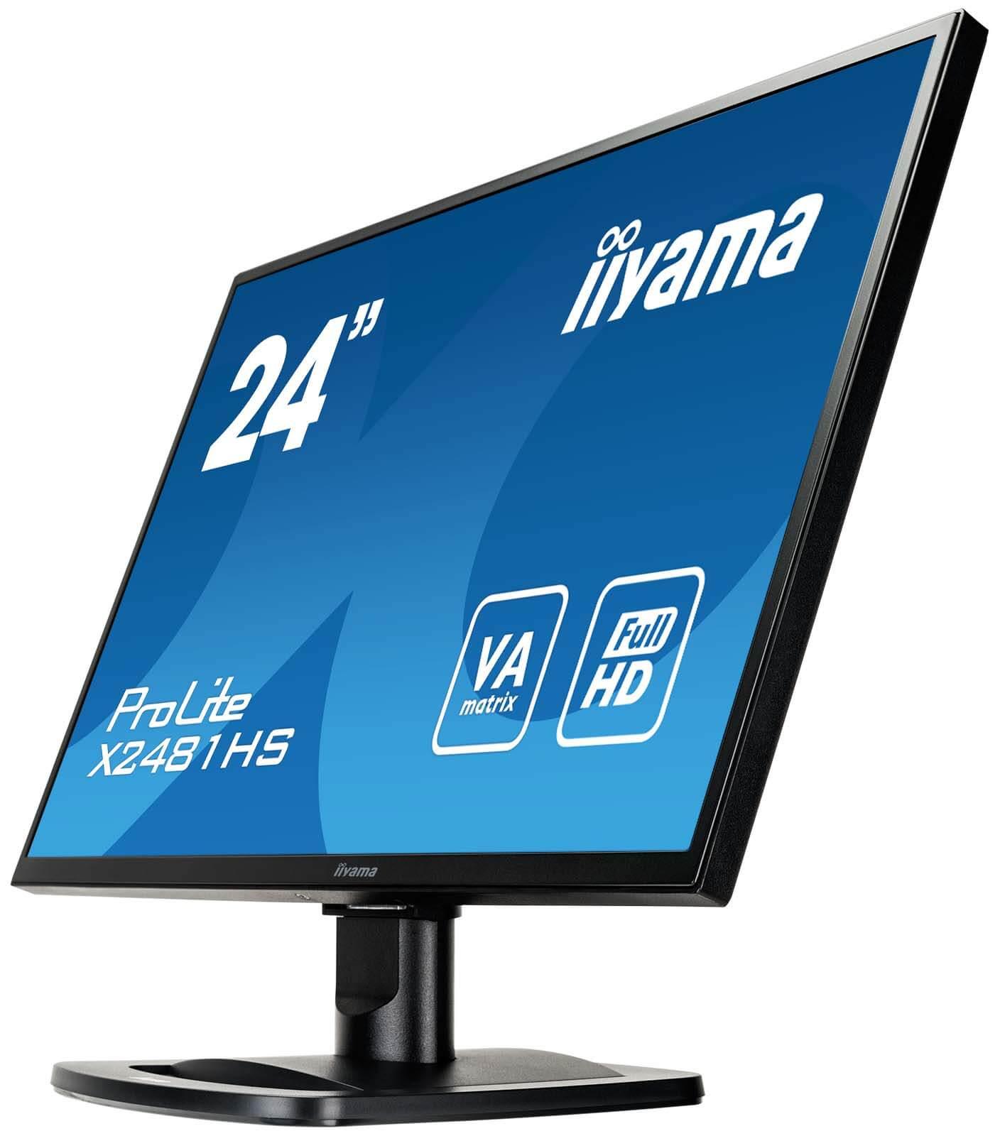 iiyama ProLite X2481HS-B1 24" IPS HDMI Full HD Desktop Monitor Desktop Monitor iiyama