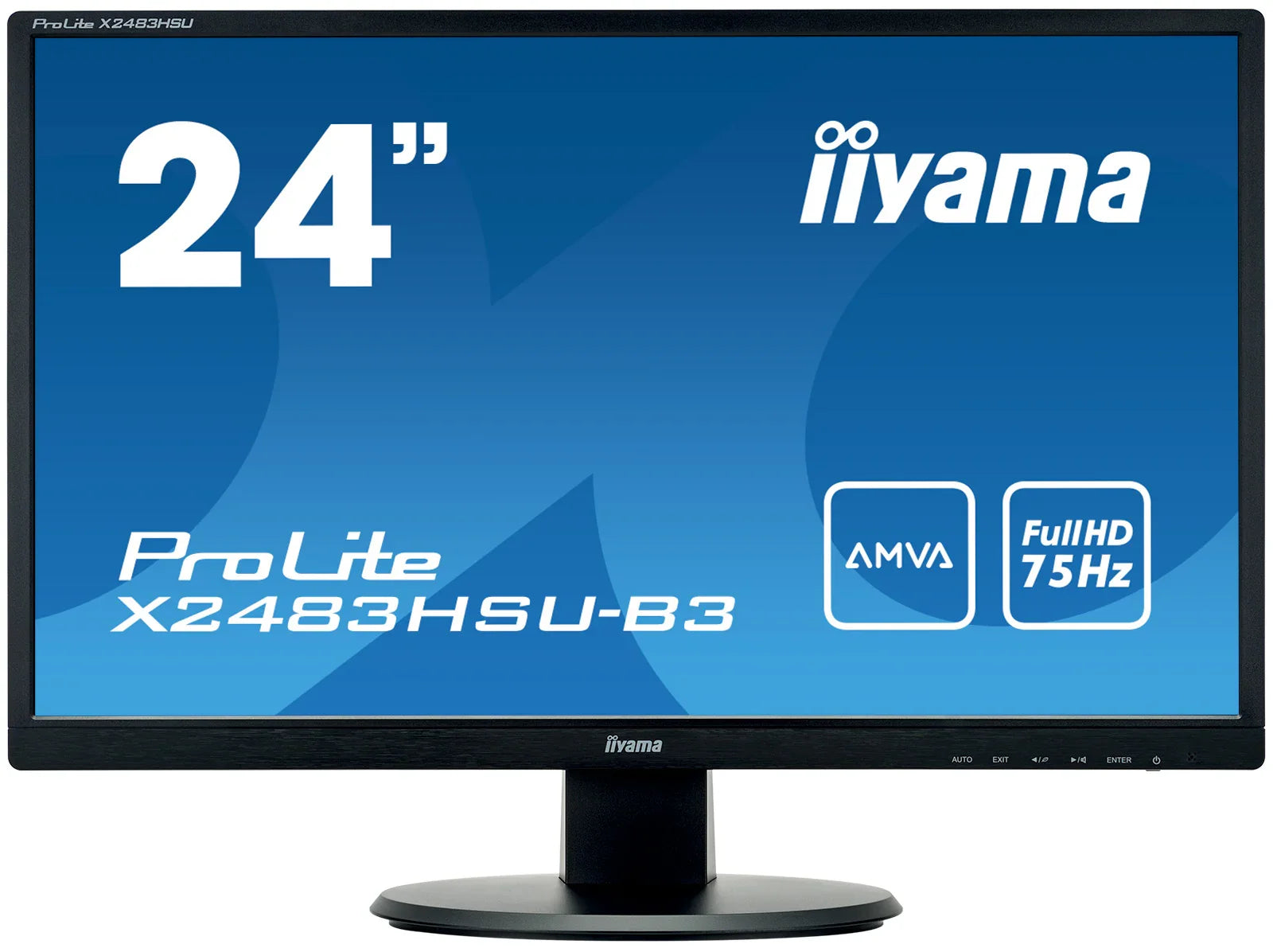 iiyama ProLite X2483HSU-B3 24" HDMI Full HD Desktop Monitor Desktop Monitor iiyama