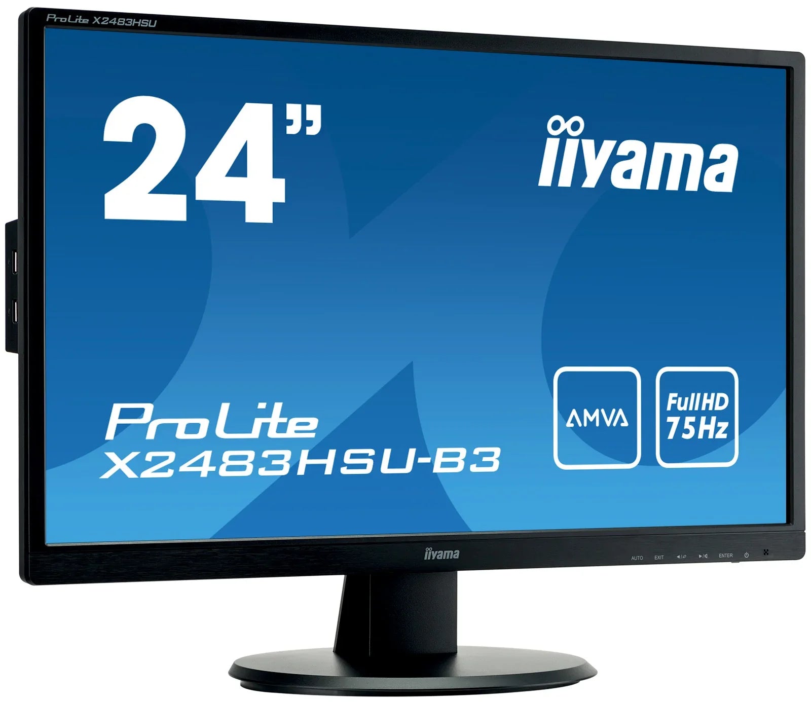iiyama ProLite X2483HSU-B3 24" HDMI Full HD Desktop Monitor Desktop Monitor iiyama