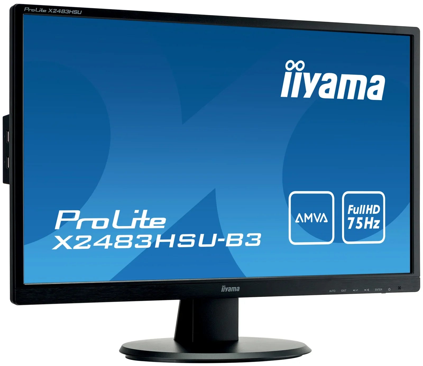 iiyama ProLite X2483HSU-B3 24" HDMI Full HD Desktop Monitor Desktop Monitor iiyama