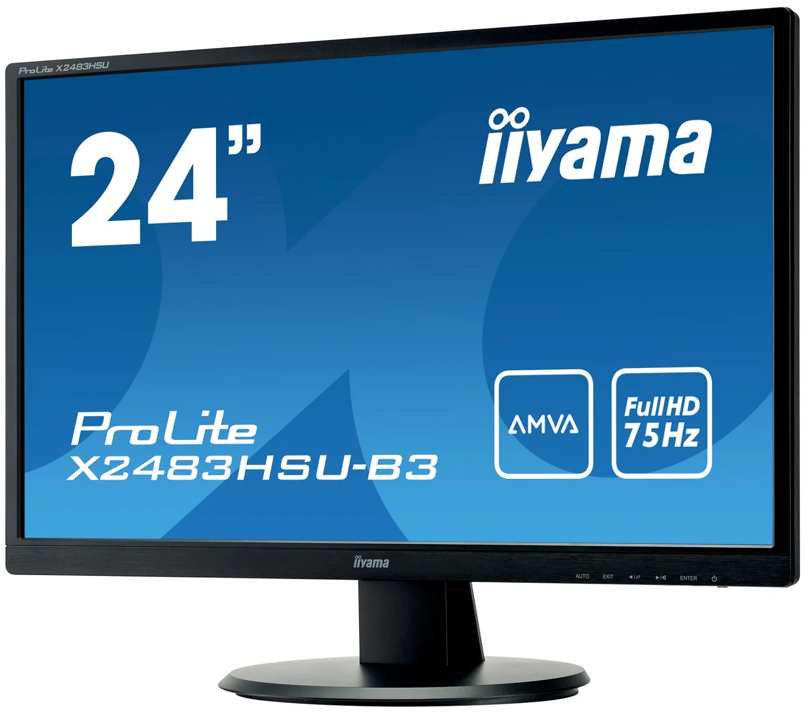iiyama ProLite X2483HSU-B3 24" HDMI Full HD Desktop Monitor Desktop Monitor iiyama