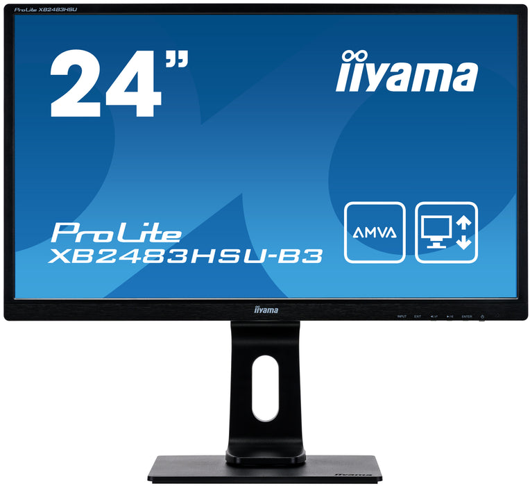 iiyama ProLite XB2483HSU-B3 24" LED HD Desktop Monitor