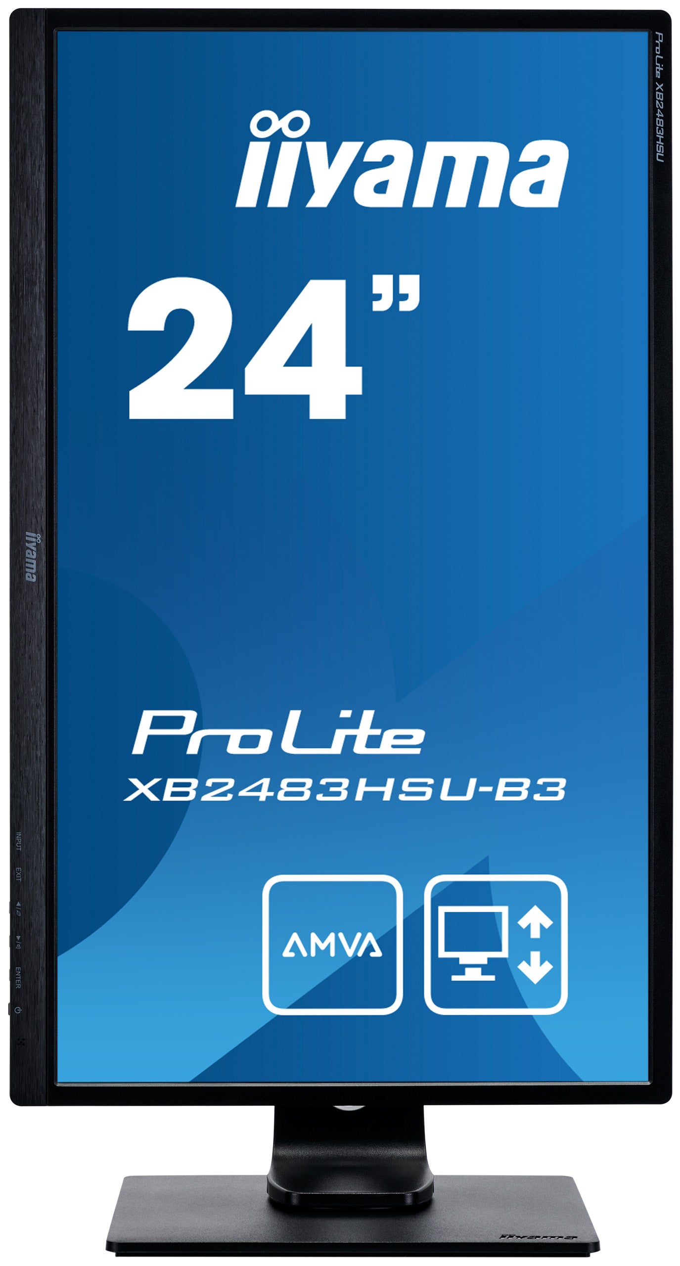 iiyama ProLite XB2483HSU-B3 24" LED HD Desktop Monitor Desktop Monitor iiyama