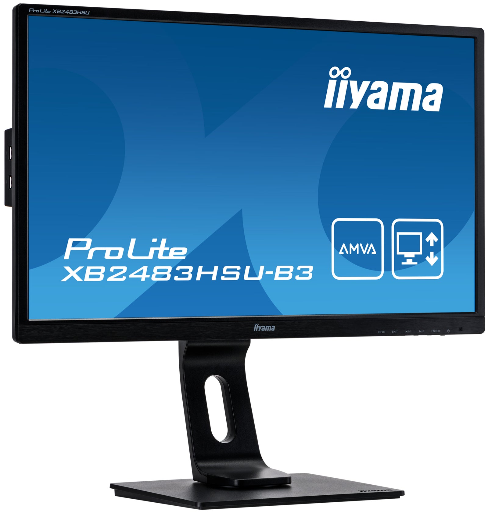 iiyama ProLite XB2483HSU-B3 24" LED HD Desktop Monitor Desktop Monitor iiyama