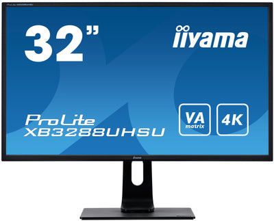 iiyama ProLite XB3288UHSU-B1 31.5" VA Panel 4K Desktop Monitor Desktop Monitor iiyama