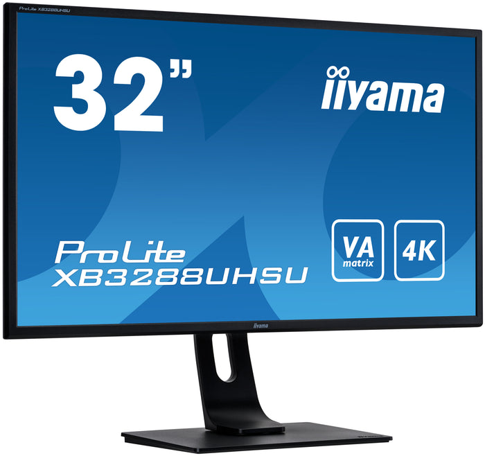 iiyama ProLite XB3288UHSU-B1 31.5" VA Panel 4K Desktop Monitor Desktop Monitor iiyama