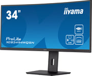 iiyama ProLite XCB3494WQSN-B5 34" VA Panel KVM Desktop Monitor Desktop Monitor iiyama