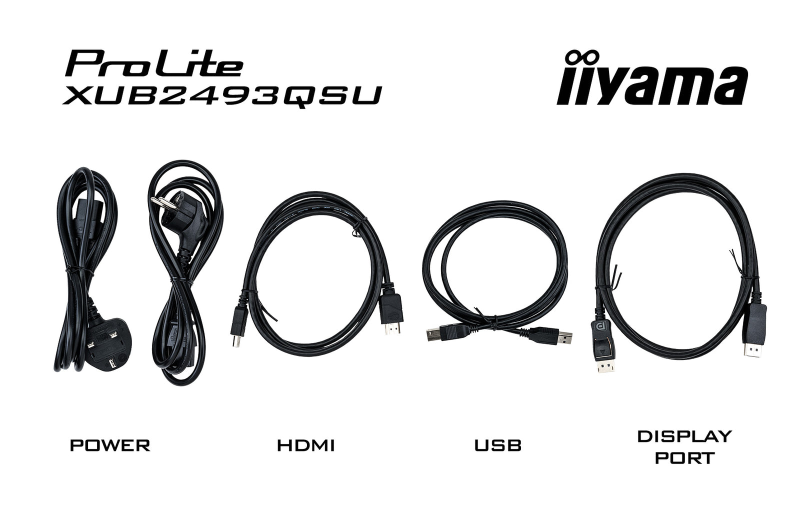 iiyama ProLite XUB2493QSU-B1 23.8" LED HD Desktop Monitor Desktop Monitor iiyama