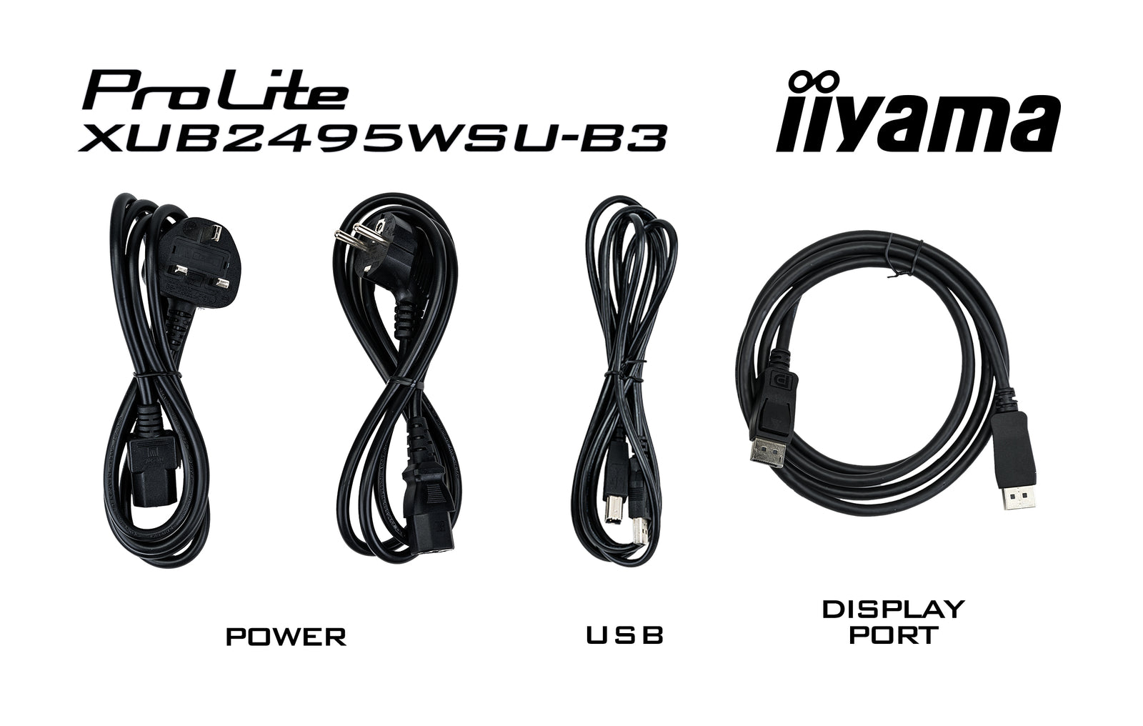 iiyama ProLite XUB2495WSU-B3 24" HD Desktop Monitor Desktop Monitor iiyama