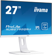 iiyama ProLite XUB2792QSU-W1 27" White IPS LCD Desktop Monitor Desktop Monitor iiyama