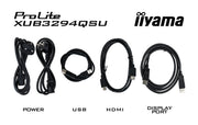 iiyama ProLite XUB3294QSU-B1 Height Adjustable Desktop Monitor Desktop Monitor iiyama