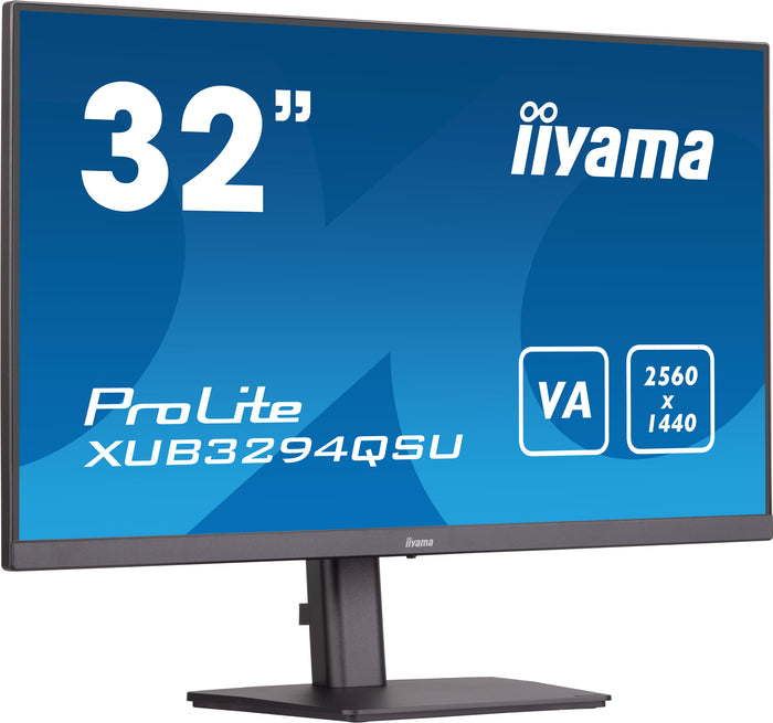 iiyama ProLite XUB3294QSU-B1 Height Adjustable Desktop Monitor Desktop Monitor iiyama