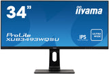 iiyama ProLite XUB3493WQSU-B5 34" IPS Ultra-Wide Desktop Monitor