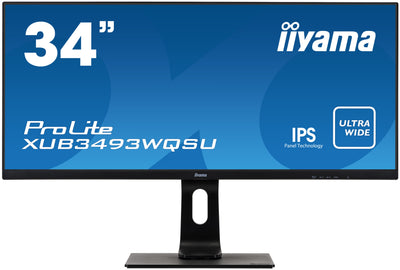 iiyama ProLite XUB3493WQSU-B5 34" IPS Ultra-Wide Desktop Monitor (Open Box) Desktop Monitor iiyama