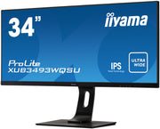 iiyama ProLite XUB3493WQSU-B5 34" IPS Ultra-Wide Desktop Monitor (Open Box) Desktop Monitor iiyama
