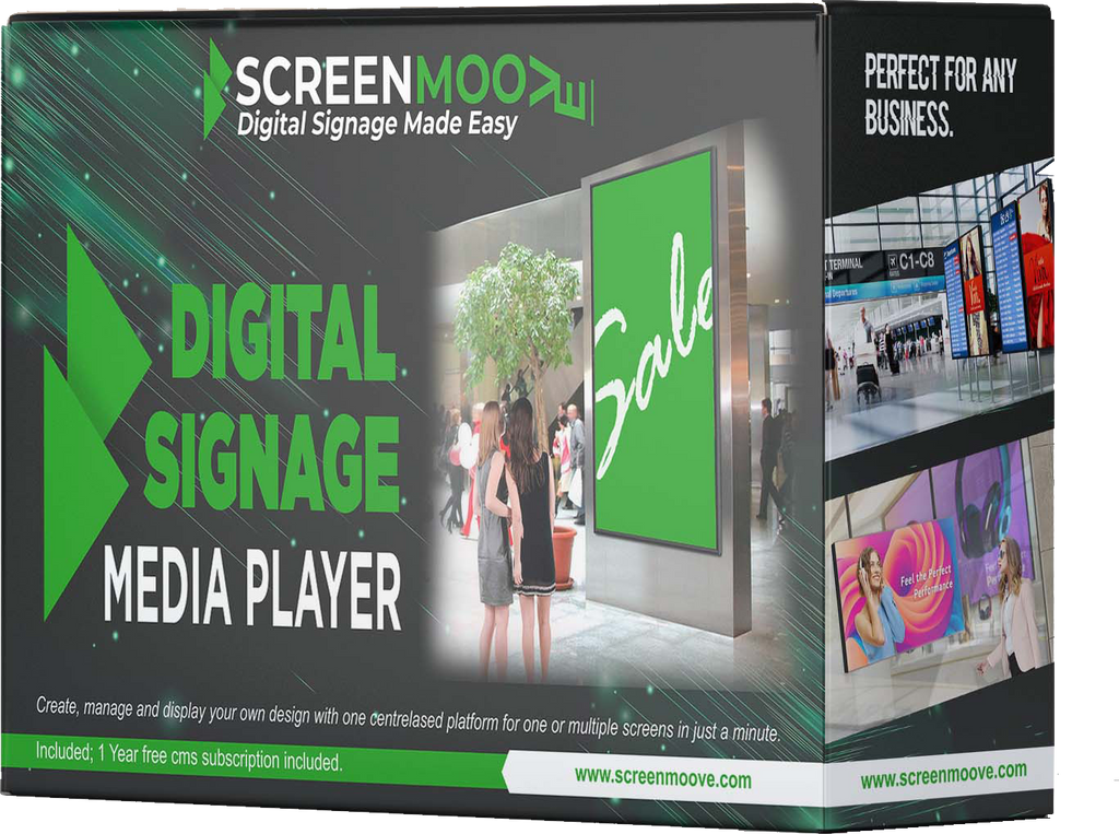 Digital Signage Player with Free Content Management System - 1 Year CMS Subscription - Support & Update / I don`t want design services - 1 Year CMS Subscription - Support & Update / 1 Static content design services - 1 Year CMS Subscription - Support & Update / 1 Dynamic content design services - Life Time CMS Subscription - Support & Update / 1 Static content design services