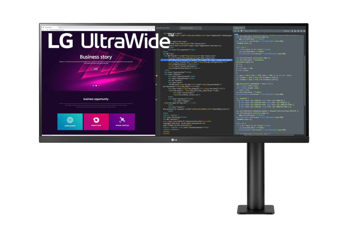 LG 34WN780-B 34" UltraWide Ergo QHD IPS HDR Monitor with FreeSync™ Desktop Monitor LG