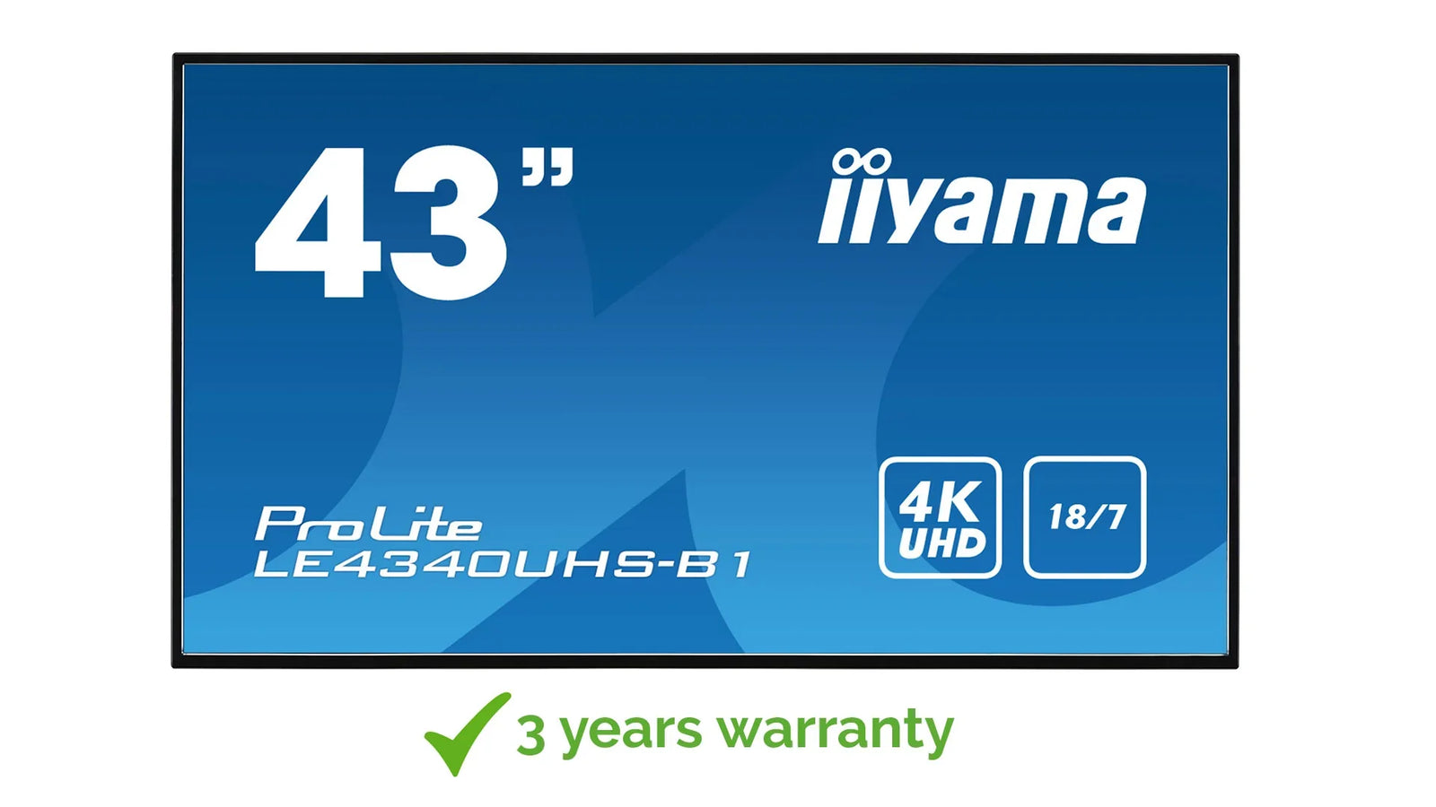 iiyama ProLite LE4340UHS-B1 43" Professional Digital Signage Display Digital Signage Display iiyama