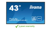 iiyama ProLite LE4340UHS-B1 43" Professional Digital Signage Display Digital Signage Display iiyama