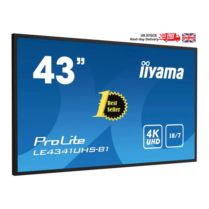 iiyama ProLite LE4341UHS-B1 4K 43" Professional Digital Signage Display Digital Signage Display iiyama Default Title