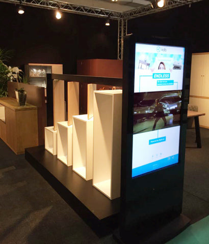 Interactive Freestanding Digital Multi-Touch Display Freestanding Digital Signage Display ScreenMoove