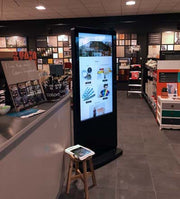 Interactive Freestanding Digital Multi-Touch Display Freestanding Digital Signage Display ScreenMoove