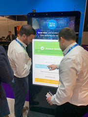 Interactive Freestanding Digital Multi-Touch Display Freestanding Digital Signage Display ScreenMoove