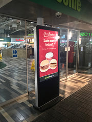 50" / 55" Freestanding Digital Poster Displays | Android SoC Freestanding Digital Signage Display ScreenMoove