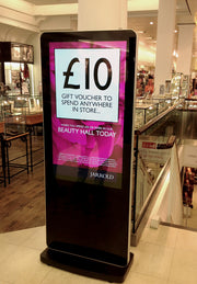 50" / 55" Freestanding Digital Poster Displays | Android SoC Freestanding Digital Signage Display ScreenMoove