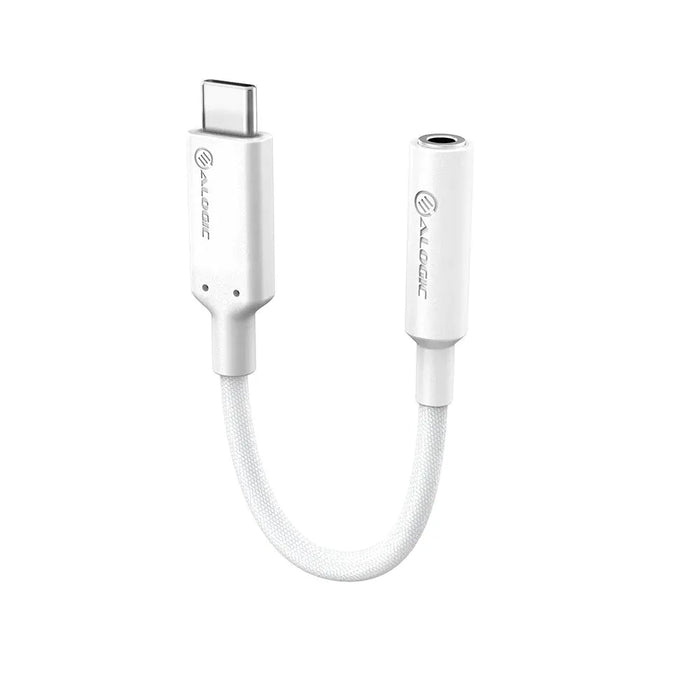 Alogic ELPC35A-WH Elements Pro USB-C to 3.5mm Audio Adapter - 10cm