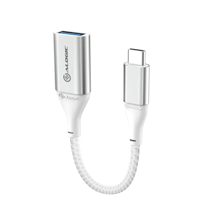 Alogic ULCAA-SLV Super Ultra USB 3.1 USB-C to USB-A Adapter - 15cm