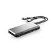 Alogic U2CSH-SGR USB-C Super Dock - 10-in-1 with Dual Display 4K 60Hz Support - SPACE GREY