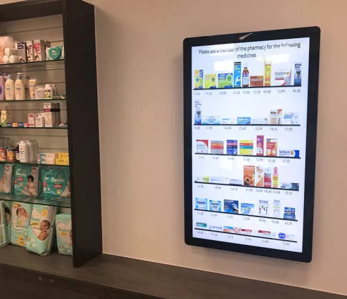 50" Android PCAP Wall Mounted Touch Screen Monitor