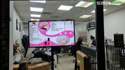 Digital Window Display For Beauty Salon High Brightness Digital Signage ScreenMoove