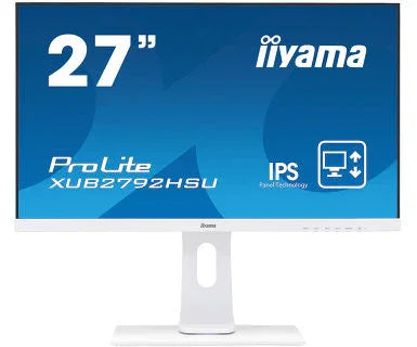 iiyama ProLite XUB2792HSU-W1 27" IPS White Desktop Monitor Desktop Monitor iiyama